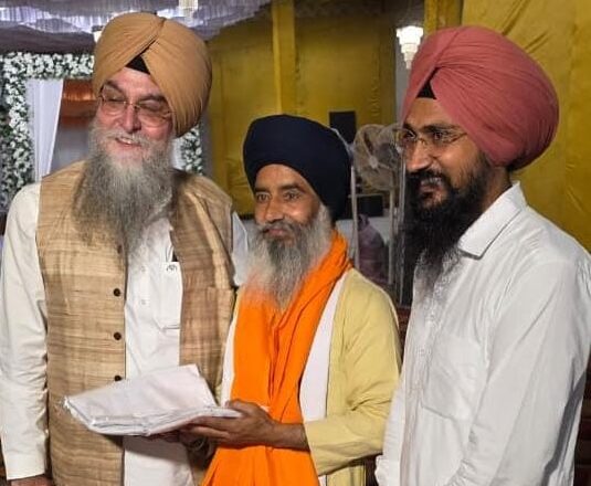 कोटकपूरा में गुरबाणी कीर्तन के दौरान संधवां ने रागियों, ग्रंथियों और पाठियों का किया सम्मान